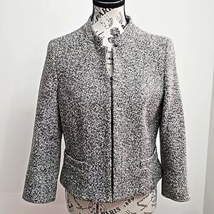 Brooks Brothers gray wool blend blazer size 8